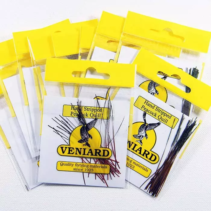 Veniards Hand Stripped Peacock Quill 3 Veniards Hand Stripped Peacock Quill