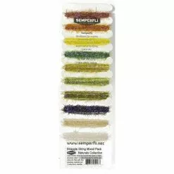 Semperfli Straggle String Multi Card -Fly Tying Materials shop 20a0127.2 1