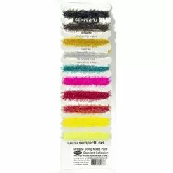 Semperfli Straggle String Multi Card -Fly Tying Materials shop 20a0127.3