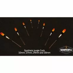 Semperfli Synthetic Jungle Cock -Fly Tying Materials shop 20b0083.3