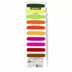 Semperfli Suede Chenille Multi Card 7 Semperfli Suede Chenille Multi Card -Fly Tying Materials shop 21b0078steelhead 1