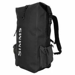 Simms Dry Creek Rolltop Waterproof Backpack 30L -Fly Tying Materials shop 22a0017rtblk