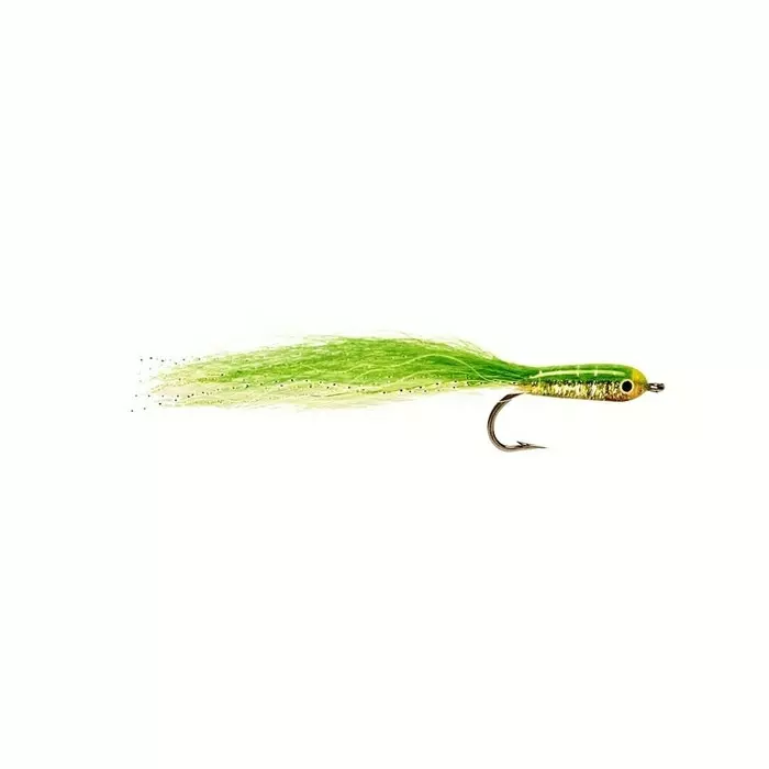 Fulling Mill Olive/White Epoxy Baitfish 3 Fulling Mill Olive/White Epoxy Baitfish