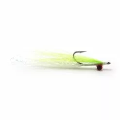 Fulling Mill Chartreuse/White Saltwater Clouser