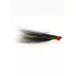 Fulling Mill Saltwater Clouser Black Fly -Fly Tying Materials shop 9603.1 2