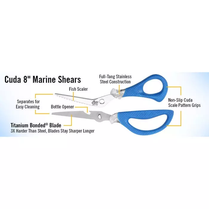 Cuda 8" Marine Shears 5 Cuda 8" Marine Shears - Image 3